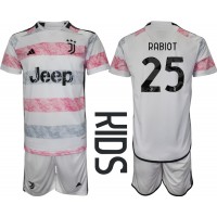 Juventus Adrien Rabiot #25 Replica Away Minikit 2023-24 Short Sleeve (+ pants)